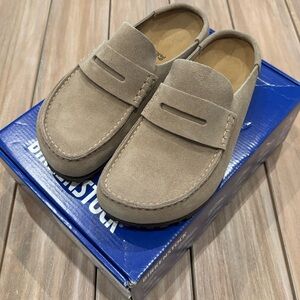 Birkenstock Naples Taupe Suede Wrapped Naples, 39N, 8-8.5 US, Brand New With Box